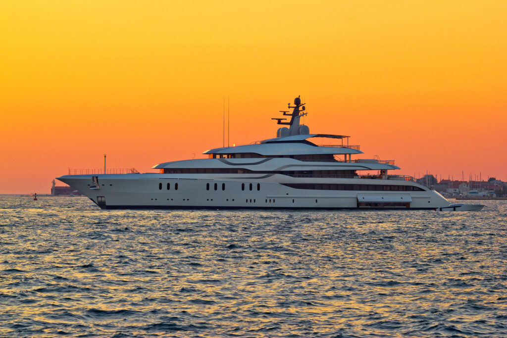 super yacht the pacific